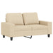 Set de canapele, 2 piese, crem, material textil - WALTI WALTI