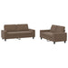Set de canapele, 2 piese, maro, textil - WALTI WALTI