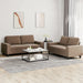 Set de canapele, 2 piese, maro, textil - WALTI WALTI
