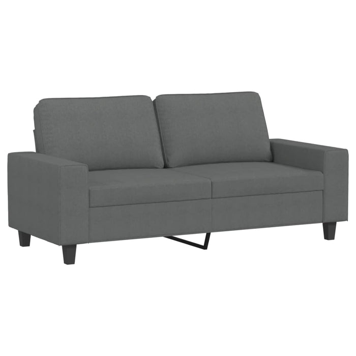 Set de canapele, 3 piese, gri închis, textil - WALTI WALTI