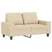 Set de canapele, 3 piese, crem, material - WALTI WALTI