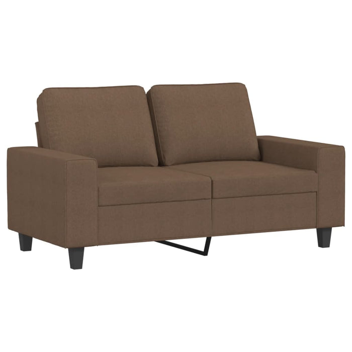 Set de canapele, 3 piese, maro, textil - WALTI WALTI
