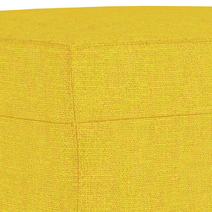 Set de canapele, 3 piese, galben deschis, textil - WALTI WALTI