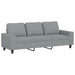 Set de canapele, 2 piese, gri deschis, material textil - WALTI WALTI