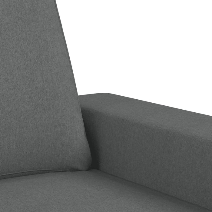 Set de canapele, 2 piese, gri închis, material textil WALTI