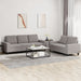 Set de canapele, 2 piese, gri taupe, material - WALTI WALTI