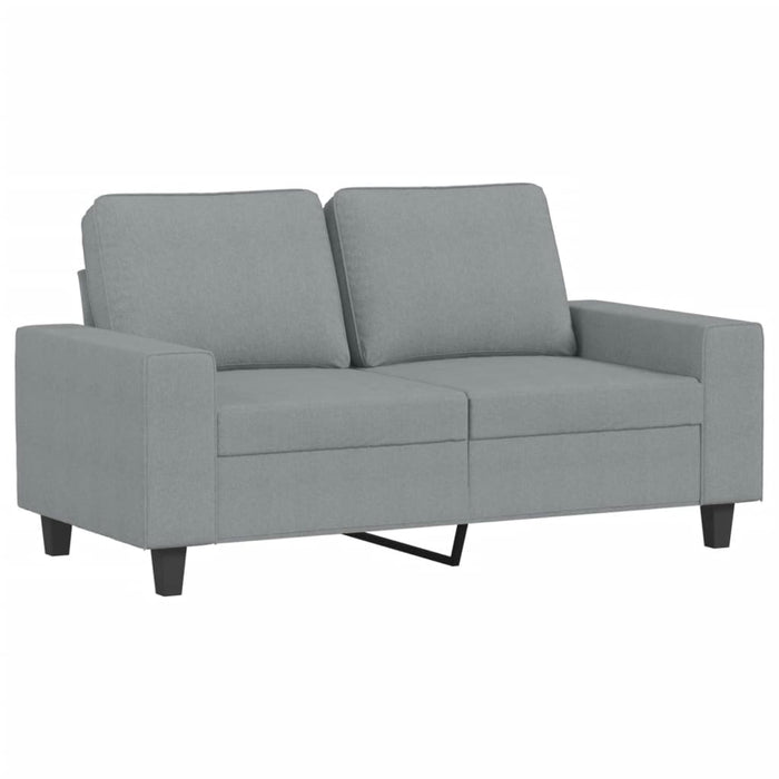 Set de canapele, 3 piese, gri deschis, textil - WALTI WALTI
