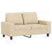 Set de canapele, 3 piese, crem, material - WALTI WALTI