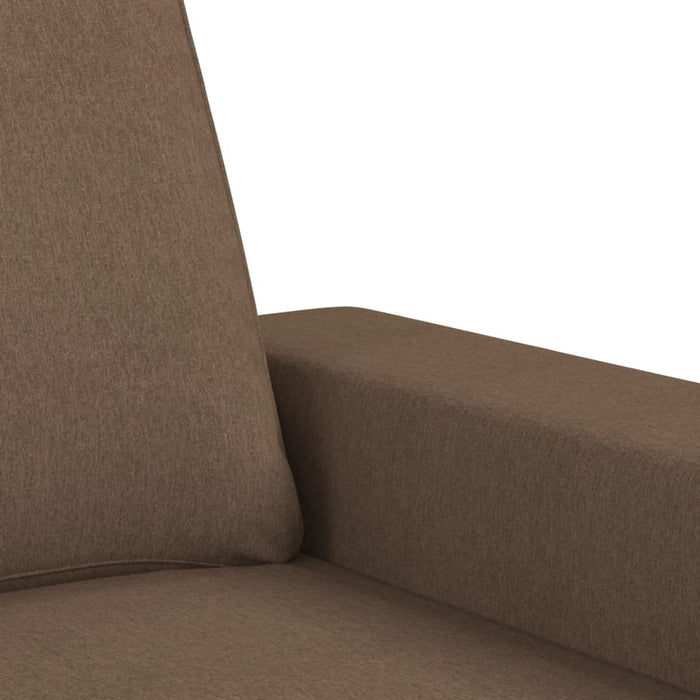 Set de canapele, 3 piese, maro, textil - WALTI WALTI