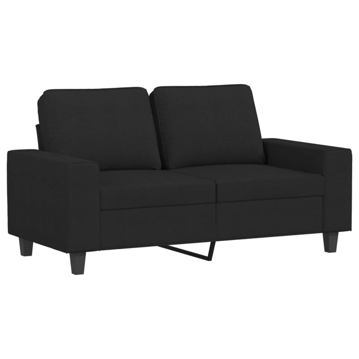 Set de canapele, 3 piese, negru, textil - WALTI WALTI