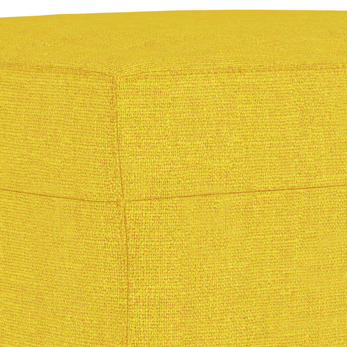 Set de canapele, 3 piese, galben deschis, textil - WALTI WALTI