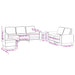 Set de canapele, 3 piese, galben deschis, textil - WALTI WALTI