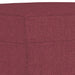 Set de canapea, 3 piese, roșu vin, material textil - WALTI WALTI