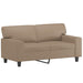 Set de canapele, 2 piese, cappuccino, piele ecologică - WALTI WALTI