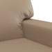 Set de canapele, 3 piese, cappuccino, piele ecologică - WALTI WALTI