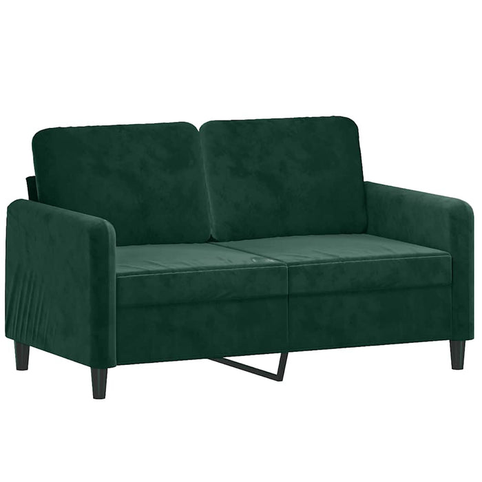 Set de canapele, 3 piese, verde închis, catifea - WALTI WALTI