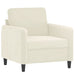 Set de canapele, 3 piese, crem, catifea - WALTI WALTI