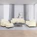 Set de canapele, 4 piese, crem, catifea - WALTI WALTI