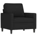 Set de canapele cu perne, 4 piese, negru, catifea - WALTI WALTI