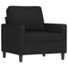 Set de canapele cu perne, 4 piese, negru, catifea - WALTI WALTI