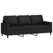 Set de canapele cu perne, 4 piese, negru, catifea - WALTI WALTI