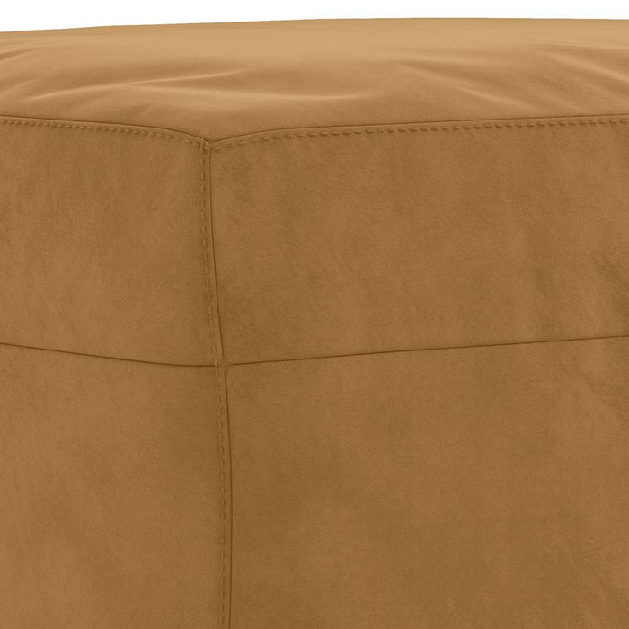 Set de canapele cu perne, 4 piese, maro, catifea - WALTI WALTI