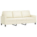 Set de canapele cu perne, 4 piese, crem, catifea - WALTI WALTI