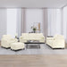 Set de canapele cu perne, 4 piese, crem, catifea - WALTI WALTI