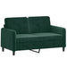 Set canapele, 2 piese, verde închis, catifea - WALTI WALTI