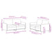 Set canapele, 2 piese, roz, catifea - WALTI WALTI