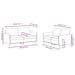 Set canapea 2 piese, maro, catifea - WALTI WALTI