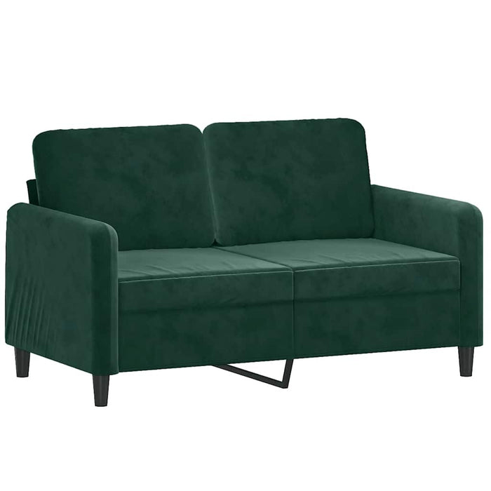 Set de canapele, 3 piese, verde închis, catifea - WALTI WALTI