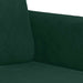Set de canapele, 3 piese, verde închis, catifea - WALTI WALTI