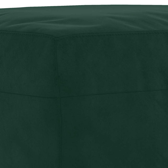 Set de canapele, 3 piese, verde închis, catifea - WALTI WALTI