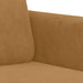 Set de canapele, 3 piese, maro, catifea - WALTI WALTI