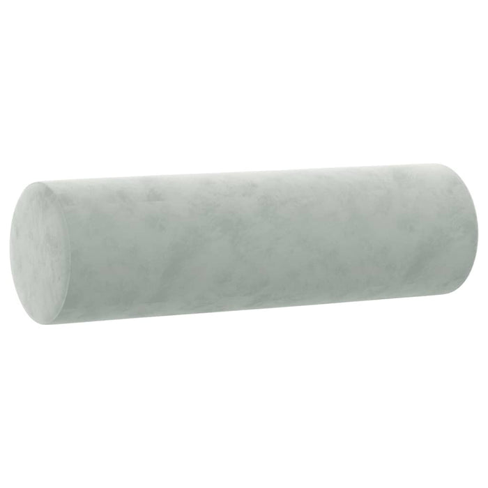 Set canapea cu perne, 2 piese, gri deschis, catifea - WALTI WALTI