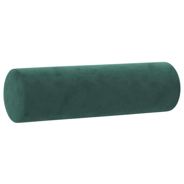 Set canapea cu perne, 3 piese, verde închis, catifea - WALTI WALTI