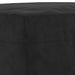 Set de canapele cu perne, 3 piese, negru, catifea - WALTI WALTI