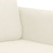 Set de canapele cu perne, 3 piese, crem, catifea - WALTI WALTI