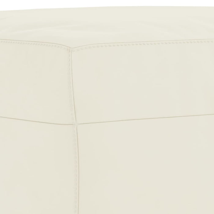 Set de canapele cu perne, 3 piese, crem, catifea - WALTI WALTI