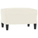 Set de canapele cu perne, 3 piese, crem, catifea - WALTI WALTI
