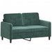 Set canapele, 2 piese, verde închis, catifea - WALTI WALTI