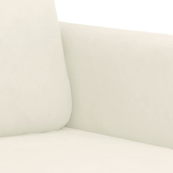 Set canapea 2 piese, crem, catifea WALTI