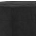 Set de canapele, 3 piese, negru, catifea - WALTI WALTI