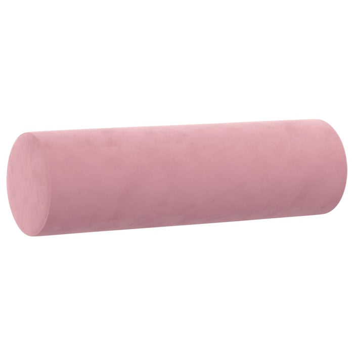 Set canapea cu perne, 2 piese, roz, catifea - WALTI WALTI