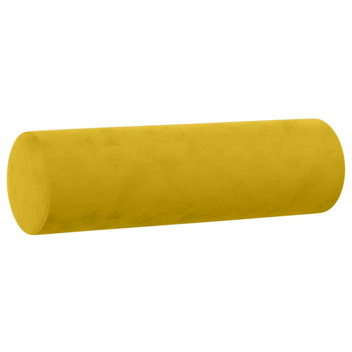 Set de canapele cu perne, 2 piese, galben, catifea WALTI
