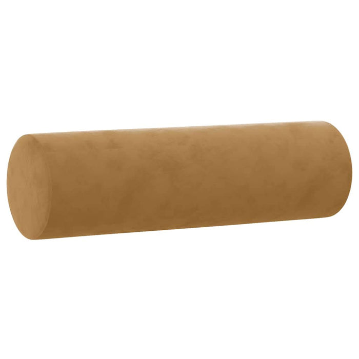 Set de canapele cu perne, 2 piese, maro, catifea WALTI