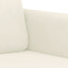 Set de canapele cu perne, 2 piese, crem, catifea - WALTI WALTI