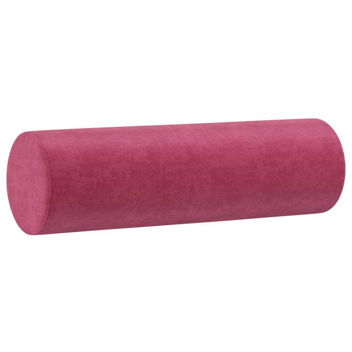 Set canapele cu perne, 3 piese, roșu vin, catifea - WALTI WALTI