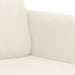 Set de canapele cu perne, 3 piese, crem, catifea - WALTI WALTI